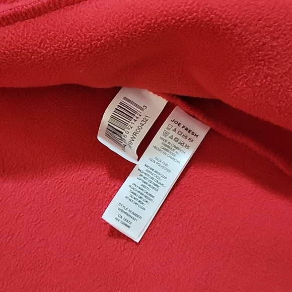 JF RED TEDDY JACKET XL - Picture 9 of 12